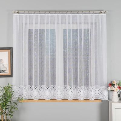 Hotová biela záclona žakár