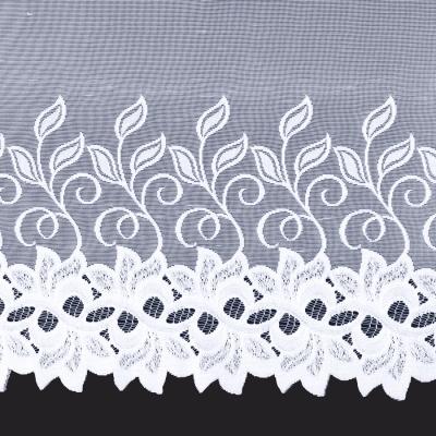 Hotová biela žakarová záclona Mirabel 