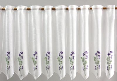 Záclona metrážová vitrážka „krémová čipková“