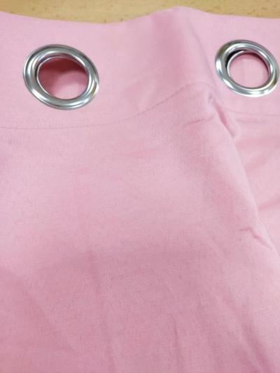 Hotový záves ružový na kruhy, zatemnujuci 2ks, výška 250cm, šírka 140cm