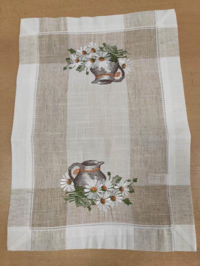 Dekoračný obrus rozmerov: 35 x 35cm "červený" - Dečka