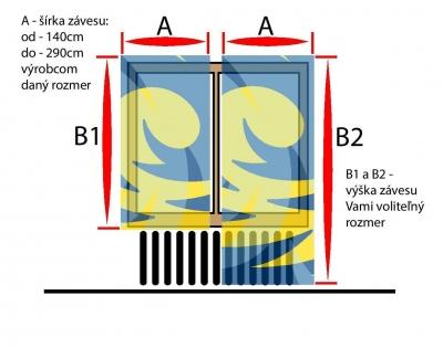 Záves zatemňujúci metrážový „RAMON/280/02“