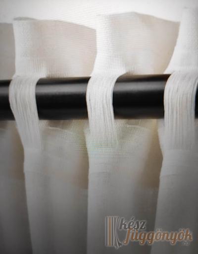 Fehér 8 cm univerzális fodrozó szalag