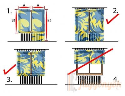 Sötétítő függöny, méterárú, RAMON/280/08