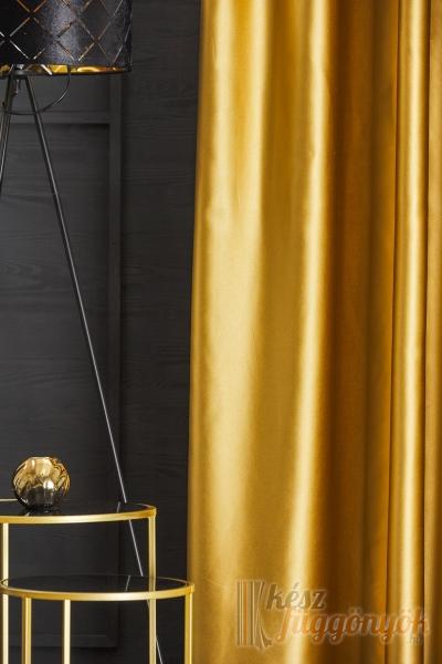 Black-out sötétítő függöny, méterárú, gold „Pierot 18“