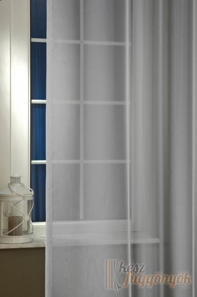 Antracit organza méterárú függöny „Liliana 44.6“ – modern és elegáns megjelenés