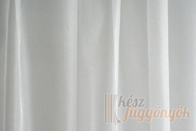 Fehér organza méterárú függöny szürke mintával „CARBONA 290/03” – modern elegancia