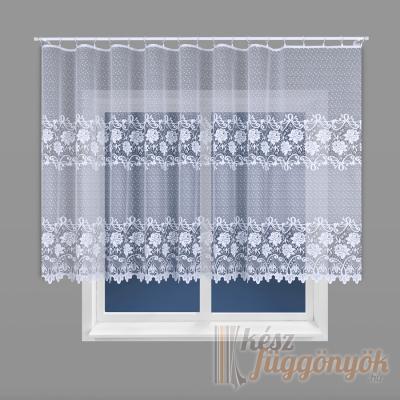 Jacquard, fényáteresztő függöny, méterárú „Jacquard virág“ 017480