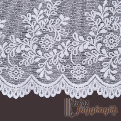 Jacquard, fényáteresztő függöny, méterárú hímzett hatású 
