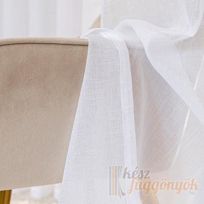 Fehér sűrű kész függöny 280x300 cm univerzális ráncoló szalaggal