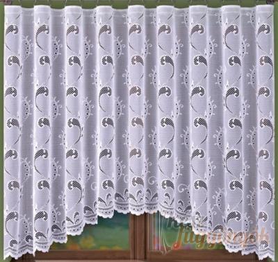 Jacquard, fényáteresztő készfüggöny íves „638027“