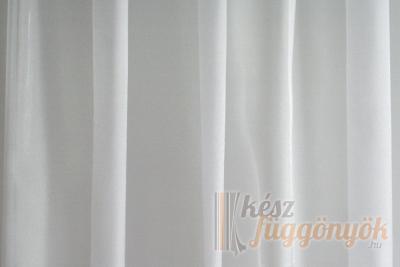 Fehér organza, fényáteresztő függöny, ólomzsinórral carbona 01