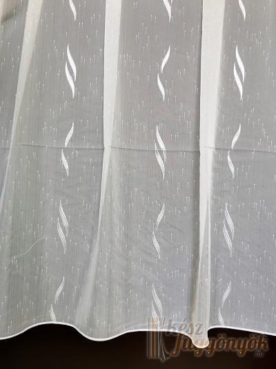 Voile, krém fényáteresztő függöny, méterárú 
