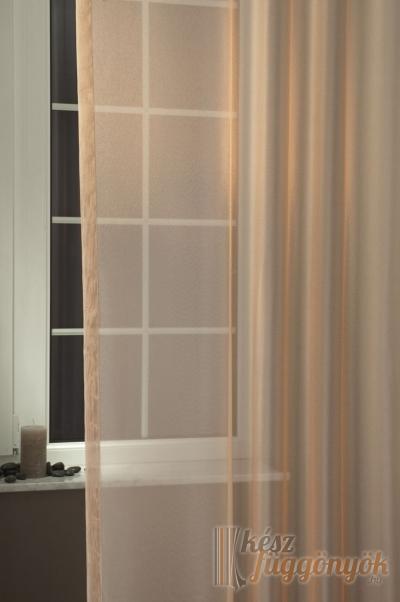 Organza, fényáteresztő függöny, méterárú „Liliana nugát 07.5“