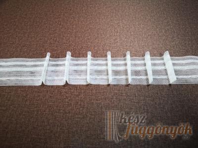 Ceruzás ráncolású ráncoló szalag németországból széllesége: 5cm éa a ráncolási aránya 1:2 hosza 100m