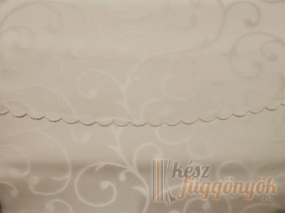 Krém színű ovális teflonos asztalterítő, átmérője Ø 150 x 220 cm minta 2