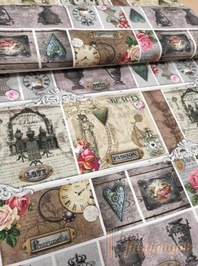 Asztalterítő, méterárú  100% pamut 