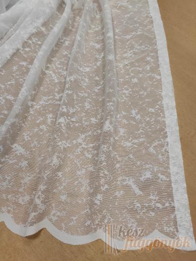 Jacquard, fényáteresztő függöny, méterárú „Agáta“ ólomzsinór nehezék nelkul