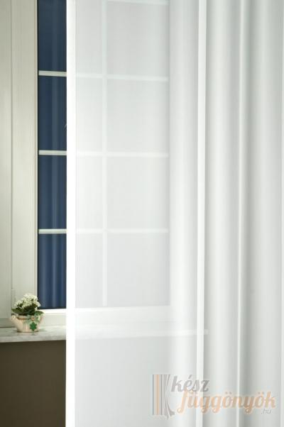 Fehér méterárú voile függöny „Charlot“ – elegáns megoldás méretre