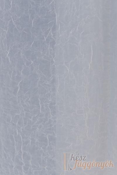 Gyűrt fényáteresztő függöny méterárú fehér színű