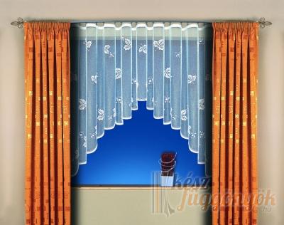 Jacquard, fényáteresztő készfüggöny „Brona“ 160cm × 350cm