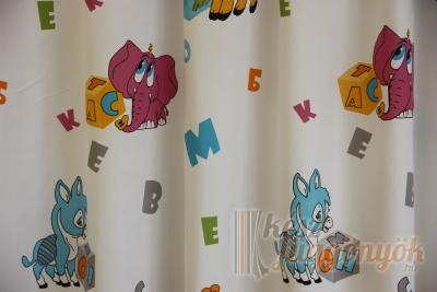 Gyermekmintás dekorációs függöny, méterárú, „Bobo“