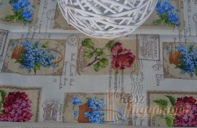 Asztalterítő, méterárú Poliészter/pamut „Romance“