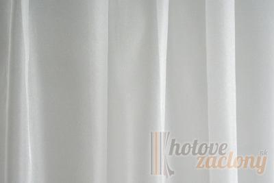 Záclona metrážová organza biela so sivým vzorom „CARBONA 290/03“ – moderná elegantná záclona