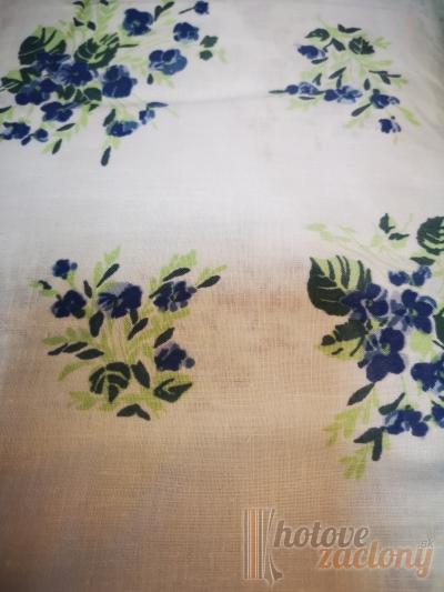 Obliečka bavlnená „Modrá klasik“ rozmerov: 70cm×90cm (2ks) + 140cm×200cm (2ks)