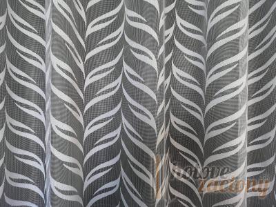 Hotová záclona biela „Dorota“ žakarová rozmerov: 180cm × 500cm
