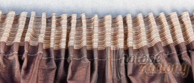 Záves black-out metrážový antracit „Uni prima“ 46