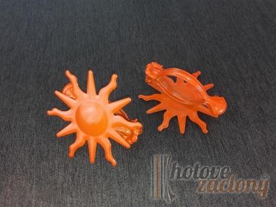 Dekoračný štipec detská izba farba: oranžová tvar: slniečko