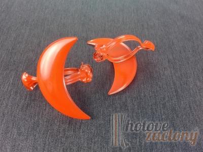 Dekoračný štipec detská izba farba: oranžová tvar: mesiačik