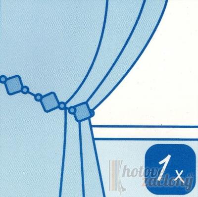 Dekoračný šperk pre záclonu