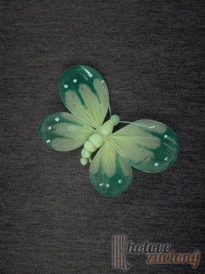 Motílik malý na záclonu odtieňu: zelený