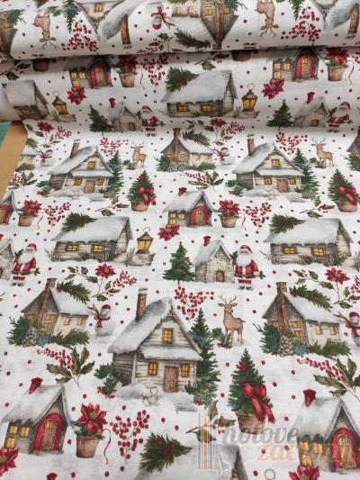 Vianočná látka v metráži vzor 5