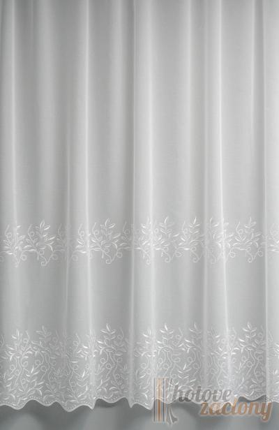 Záclona metrážová biely voál 