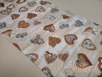 Dekoračná štóla: 40 x 140cm 