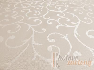 Dekoračný teflónový obrus krémový rozmerov: 40 x 80cm 