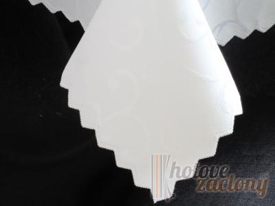 Dekoračný teflónový bielý obrus rozmerov: 80 x 80 cm
