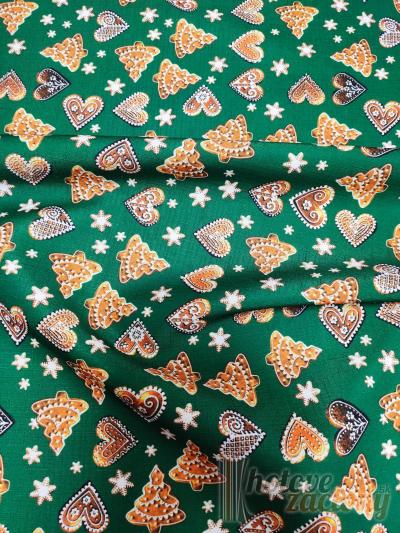 Vianočná látka bavlna 5