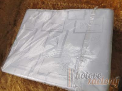Teflonový obrus biely oválny: Ø 150 x 220 cm vzor 5