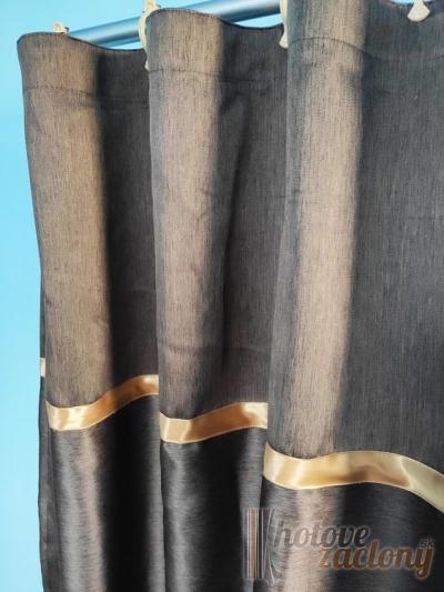 Poslédný pár hotových závesov, výšky: 170cm, šírka: 120cm 2ks