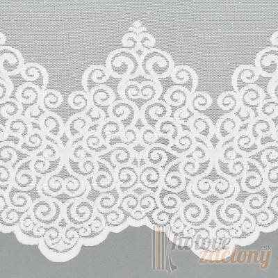 Záclona krémová metrážová Žakár 