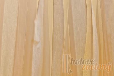 Záclona biela metrážová voál „Rita W015“ – jemná elegantná záclona na mieru