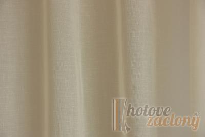 Záclona metrážová krémová – jemná elegantná záclona na mieru