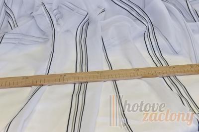 Záclona metrážová voál „Geny“ – jemná elegantná záclona na mieru