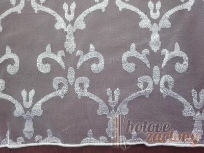 Záclona biela organza metrážová – jemná a elegantná záclona na mieru