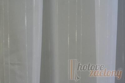 Záclona metrážová voál krémová so záťažovým lankom 5369/175/02 – jemná a elegantná na mieru