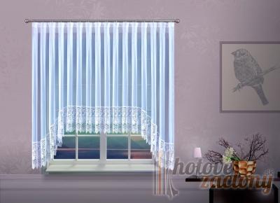 Hotová záclona krajková W rozmerov: 160cm × 390cm